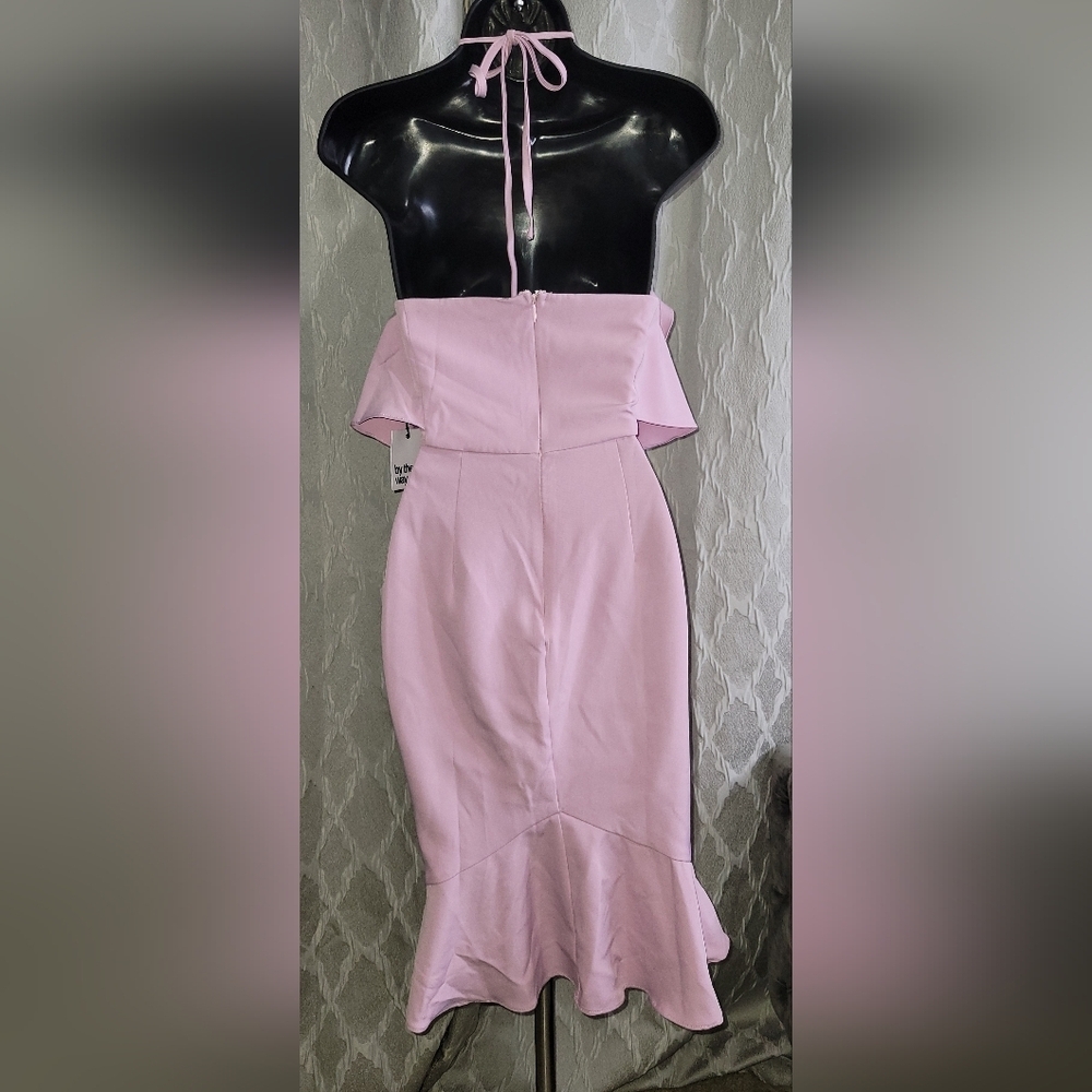REVOLVE x By The Way Ruffle Halter Lavender Dress - Picture 3 of 7